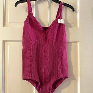 Anthropologie Purple Bodysuit Size XS/S NWT